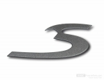 99655924300D04 - : Logo "S" in Grey for upper rear lid for Porsche Carrera 4S for Porsche: 911 Image