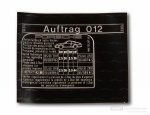 99670128740 - : Sticker, tire pressure for Porsche 996 with rear-wheel drive for Porsche Image