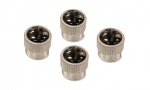 PNA70500201 - Wheels: Carbon Fiber Valve Stem Cap Sets for Porsche: 911, Boxster, Cayenne, Cayman, Panamera Image