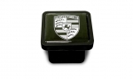 PNA70500302 - : Porsche Silver logo Trailer hitch plug for Porsche: Cayenne Image