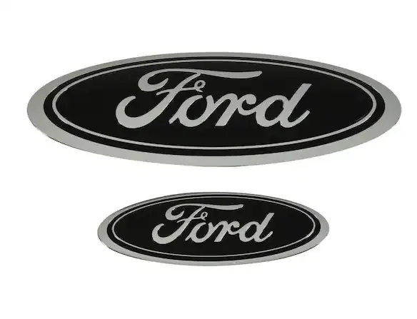 NB5Z9942528A - Exterior: 2023-2025 Ford Explorer - Black Badging Ford Oval for Ford: Explorer Image