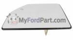 FL3Z17K707T - Body: Mirror Glass for Ford: F-150, F-250 Super Duty, F-350 Super Duty, F-450 Super Duty Image