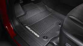 PT9088916002 - Interior: 2016-2022 Toytoa Front &amp; Rear All Weather Floor Mats 3 pc Black 4Runner for Toyota: 4Runner Image
