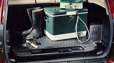 PT21889110 - Cargo Management: 2019-2023 Toyota 4Runner Rear All Weather Cargo Mat Liner Tray Protector Black for Toyota: 4Runner Image