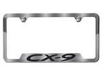 83N12 - Exterior: License Plate Frame, Brushed, CX-9 Logo for Mazda: CX-9 Image