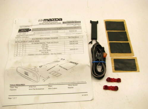8CM02B - Interior: Mirror Installation Kit for Mazda: CX-7 Image