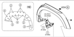 VC8251W60 - : Wheel Arch Molding for Mazda Image