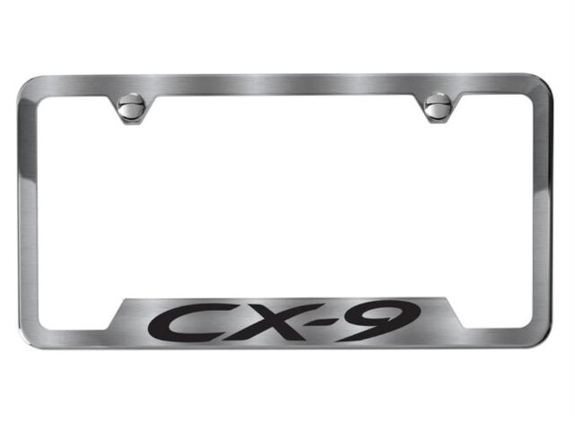 83N12 - Exterior: License Plate Frame, Brushed, Cx-9 Logo for Mazda: CX-9 Image