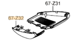BABF67Z32A - : Front Camera Cover (L) Side for Mazda: 3, CX-3, CX-5 Image