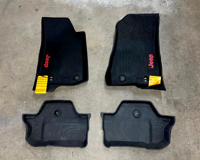 All-Weather Floor Mats for Jeep Wrangler (JL) 2-Door 82216625AB