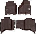 82215582AB - : All-weather Floor Mats, bucket-style, Quad Cab, Brown for Mopar Image