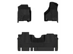 82215767AC - : All-Weather Mat Kit - Mega Cab with Bench Seat - Black for Mopar Image