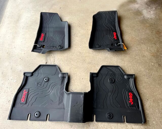 All-Weather Floor Mats for Jeep Wrangler 4-Door 82216623AB | MOPAR