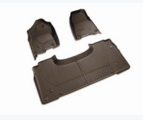 82215320AD - : All-Weather Floor Mats, Front &amp; Rear -- Crew (Brown) for Mopar Image