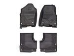 82215321AD - : All-Weather Floor Mats, Front &amp; Rear -- Crew (Black) for Mopar Image