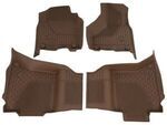 82215755AC - : All-Weather Mats - Crew Cab with Bucket Seats - Brown for Mopar Image