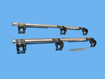 82213589AE - : Tubular Side Steps Chrome Aluminum Cab Length for Quad Cab for Mopar Image