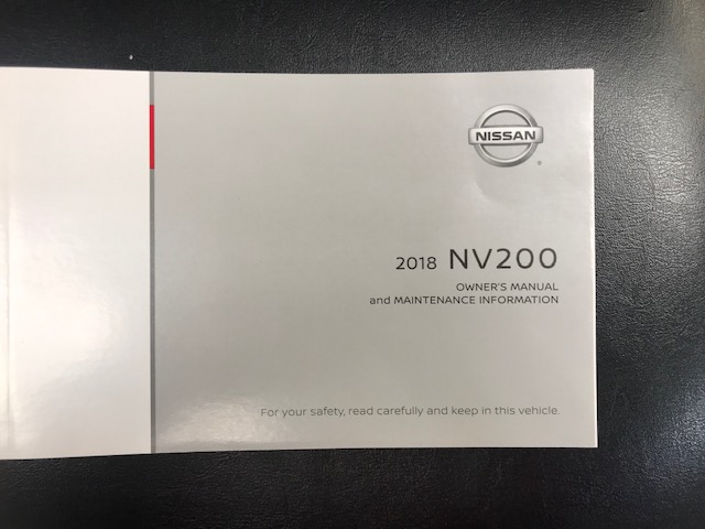 18NV200BOOK - : 2018 NV200 BOOK for Nissan Image