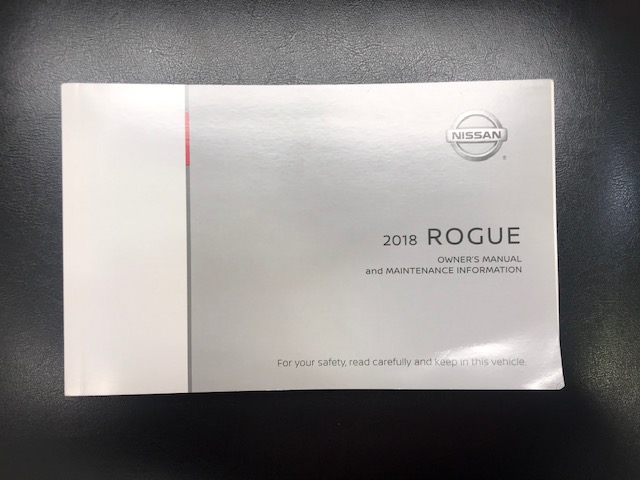 18ROUGEBOOK - : 2018 ROUGE OWNERS MANUAL for Nissan Image