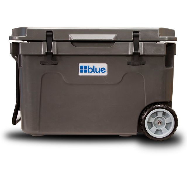 BC55QTWGY - : 55 Quart Ice Vault Roto-Molded Cooler (w/ Wheels) - Blue Coolers for Nissan Image