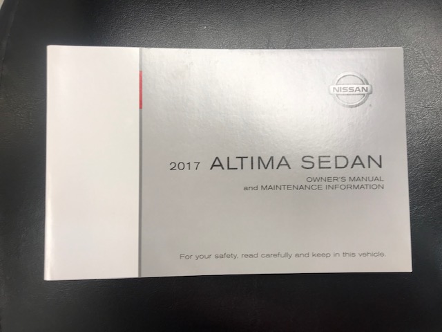 17ALTIMA4BOOK - : 17 ALTIMA SEDAN OWNERS MANUAL for Nissan Image