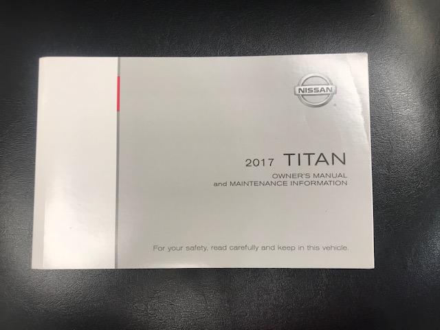 17TITANBOOK - : 2017 TITAN OWNERS MANUAL for Nissan Image