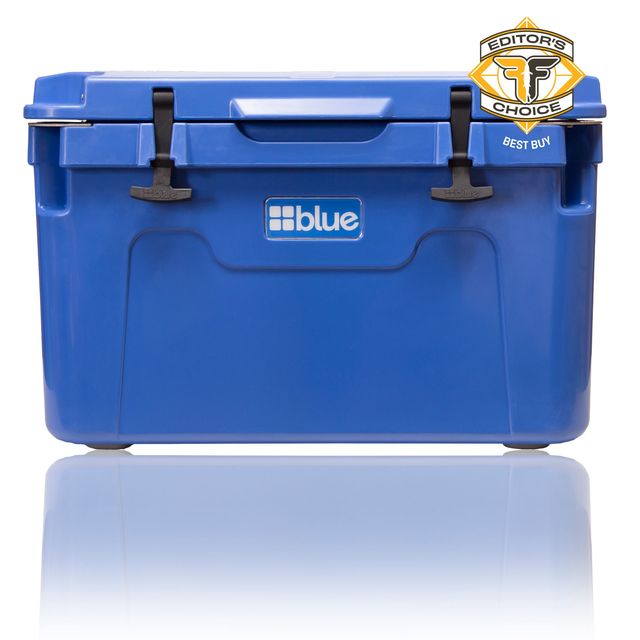 BC55QTBL - : 55 Quart Ice Vault Roto-Molded Cooler - Blue Coolers for Nissan Image