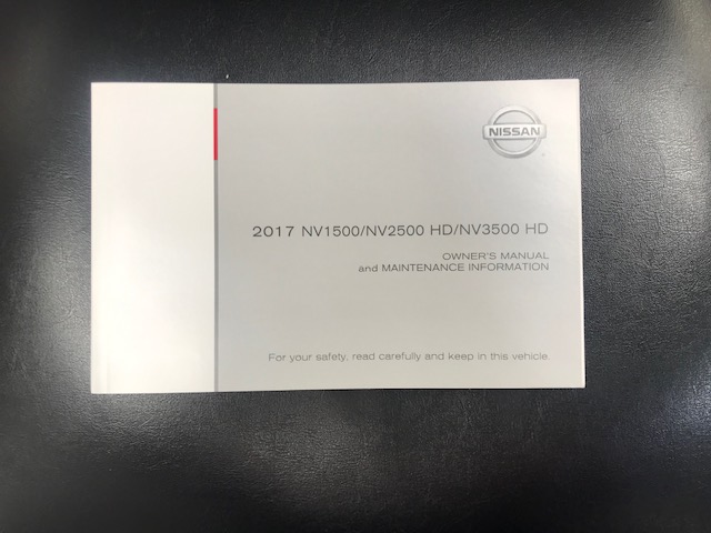 17NVBOOK - : 2017 NV VAN BOOK for Nissan Image