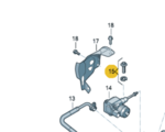 6K198129 - Engine: Adjust Motor Bolt for Audi Image