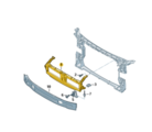 8W6807771D - Body: Carrier for Audi Image