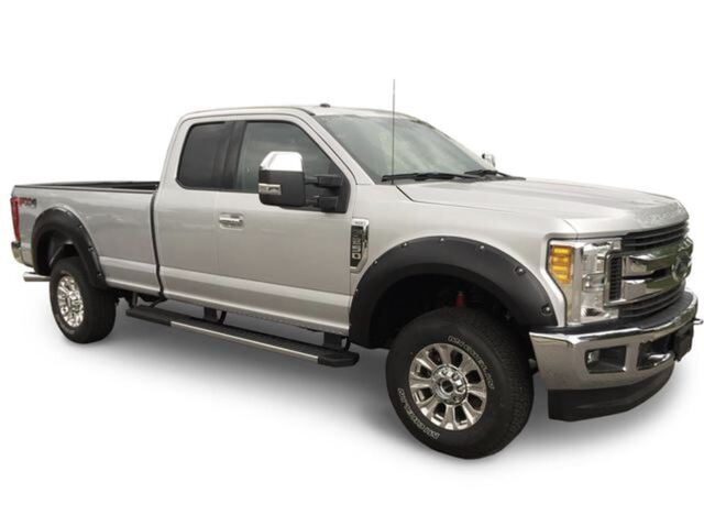 VHC3Z16268A - Exterior: Bushwacker Bolt-On Look Black Fender Flares for Ford Super Duty for Ford: E-350 Super Duty, E-450 Super Duty, F-250 Super Duty, F-350 Super Duty, F-450 Super Duty, F-550 Super Duty Image