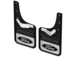 VML3Z16A550LB - : Black Oval on Chrome Rear Gatorback Splash Guards for Ford F-150 for Ford: F-150 Image