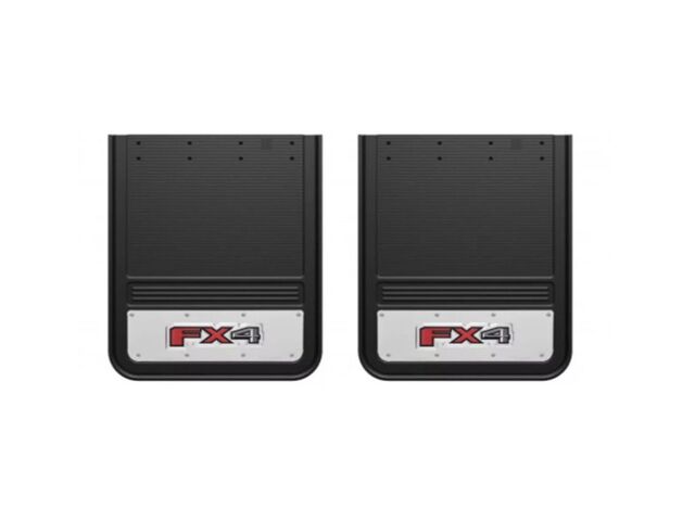 VHC3Z16A550B - Exterior: FX4 Rear Gatorback Splash Guards for Ford Super Duty DRW for Ford: E-350 Super Duty, E-450 Super Duty, F-250 Super Duty, F-350 Super Duty, F-450 Super Duty, F-550 Super Duty Image