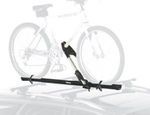 VM1PZ7855100K - : Thule Rack-Mount Single Upright Bike Carrier for Ford: Bronco, Bronco Sport, C-Max, E-350 Super Duty, E-450 Super Duty, EcoSport, Edge, Escape, Expedition, Explorer, Explorer Sport Trac, F-150, F-250 Super Duty, F-350 Super Duty, F-450 Super Duty, F-550 Super Duty, Fiesta, Flex, Focus, Fusion, Maverick, Mustang Mach-E, Ranger, Transit Connect | Lincoln: Aviator, Corsair, MKX, MKZ, Nautilus, Navigator | Mercury: Mariner, Mountaineer Image