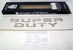 VHC3Z16606A - : Super Duty Chrome Hood Lettering for Ford: F-350 Super Duty Image