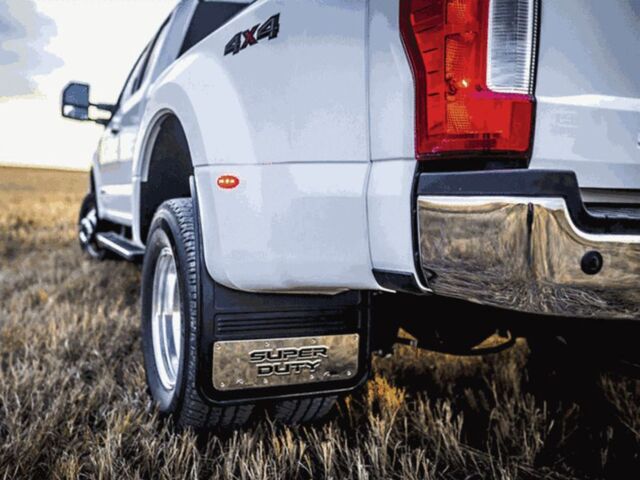 VHC3Z16A550X - Exterior: Super Duty Rear Gatorback Splash Guards for Super Duty DRW for Ford Image