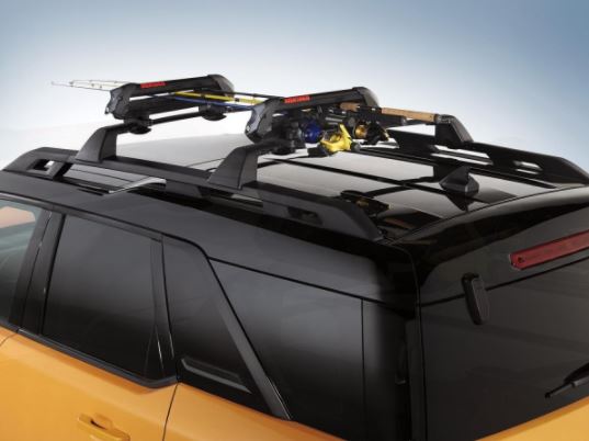 VM1PZ7855100E - Hauling: Yakima Rooftop Fishing Rod Mount Kit for Ford: Bronco, Bronco Sport, E-350 Super Duty, E-450 Super Duty, Escape, Expedition, Explorer, F-150, F-250 Super Duty, F-350 Super Duty, F-450 Super Duty, F-550 Super Duty, Ranger Image