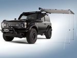 VKB3Z99000C38E - : Yakima 6.5 Foot Nylon Retractable Roof Rack Awning for Ford: Bronco, Bronco Sport, E-350 Super Duty, E-450 Super Duty, Edge, Escape, Expedition, Explorer, F-150, F-250 Super Duty, F-350 Super Duty, F-450 Super Duty, F-550 Super Duty, Maverick, Ranger Image
