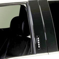 VFL3Z9920554B - : Black Platinum B-Pillar Trim for Ford F-150 or Super Duty Reg Cab with Factory Keypad for Ford: E-350 Super Duty, E-450 Super Duty, F-150, F-250 Super Duty, F-350 Super Duty, F-450 Super Duty, F-550 Super Duty Image