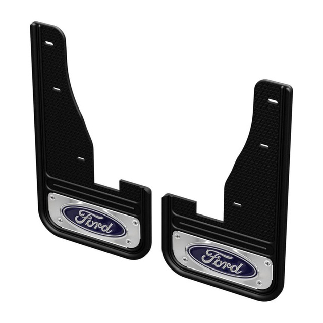 VNB5Z16A550A - Exterior: Blue Oval Rear Gatorback Splash Guards for Explorer for Ford Image