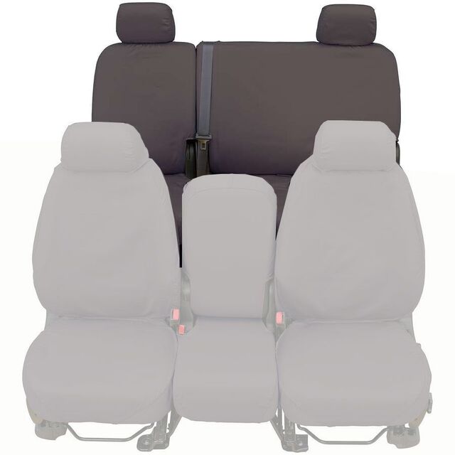 VML3Z2663812JC - Interior: Charcoal Rear Seat Covers for Ford F-150 SuperCrew with 60/40 Split for Ford: E-350 Super Duty, E-450 Super Duty, F-150, F-250 Super Duty, F-350 Super Duty, F-450 Super Duty, F-550 Super Duty Image