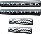 VNZ6Z99132A08A - : Black Platinum Door Sill Plates for Ford Maverick for Ford: Maverick Image