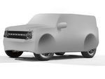 VM2DZ19A412K - : Full Vehicle Cover for Bronco 2-Door with Roof Rails for Ford: Bronco Image