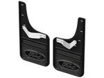 VML3Z16A550NB - : Black Oval on Gunmetal Rear Gatorback Splash Guards for Ford F-150 for Ford Image