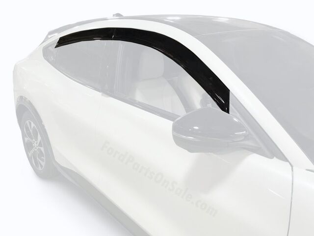 VMK9Z18246AB - Exterior: Side Window Deflectors - Low Profile - Smoke for Ford Image