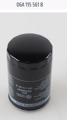 6A115561B - Maintenance &amp; Lubrication: Oil Filter for Volkswagen: Beetle, Cabrio, Cabriolet, Fox, Golf, GTI, Jetta, Passat, Quantum, Rabbit, Scirocco Image