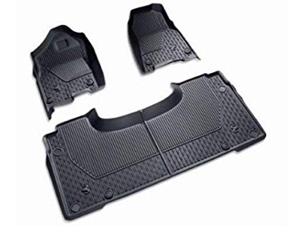 82215323AD - Interior Accessories: All-Weather Floor Mats, Front &amp; Rear -- Quad (Black) for Mopar Image
