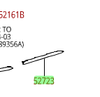 5272306010 - Body: Lower Molding for Toyota Image