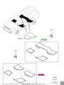 LR099557 - : Mats - Floor - C for Land-Rover Image