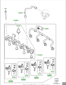 LR105426 - : Fuel Injector for Land Rover: Discovery Sport, Range Rover Evoque, Range Rover Velar Image